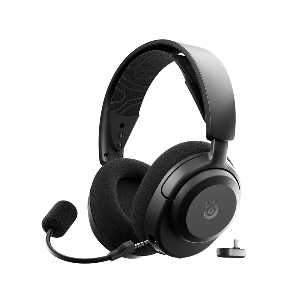 [61686] SteelSeries Arctis Nova 3P Wirelees/Bluetooth Upto 40Hr Battery Life For PlayStation, PC, Switch, & Android - Black