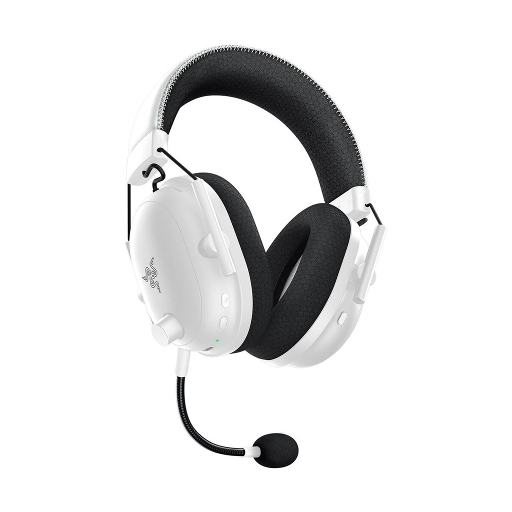 [RZ04-04530600-R3G1] Razer Blackshark V2 Pro for Playstation Wireless Gaming Headphones, TriForce Titanium 50mm Drivers, HyperClear Super Wideband Mic, HyperSpeed Wireless Technology – White Edition