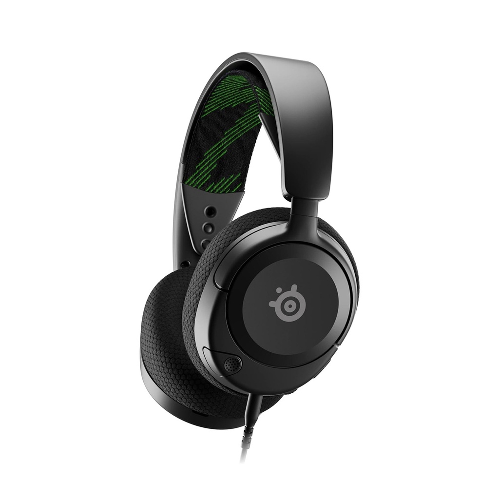 [61616] SteelSeries Arctis Nova 1X Wired (3.5mm) Nova Acoustic System Gaming Headset, AI Noise-Cancelation ClearCast Retractable Mic, For Xbox,PC,PS,Switch & Mobile Devices