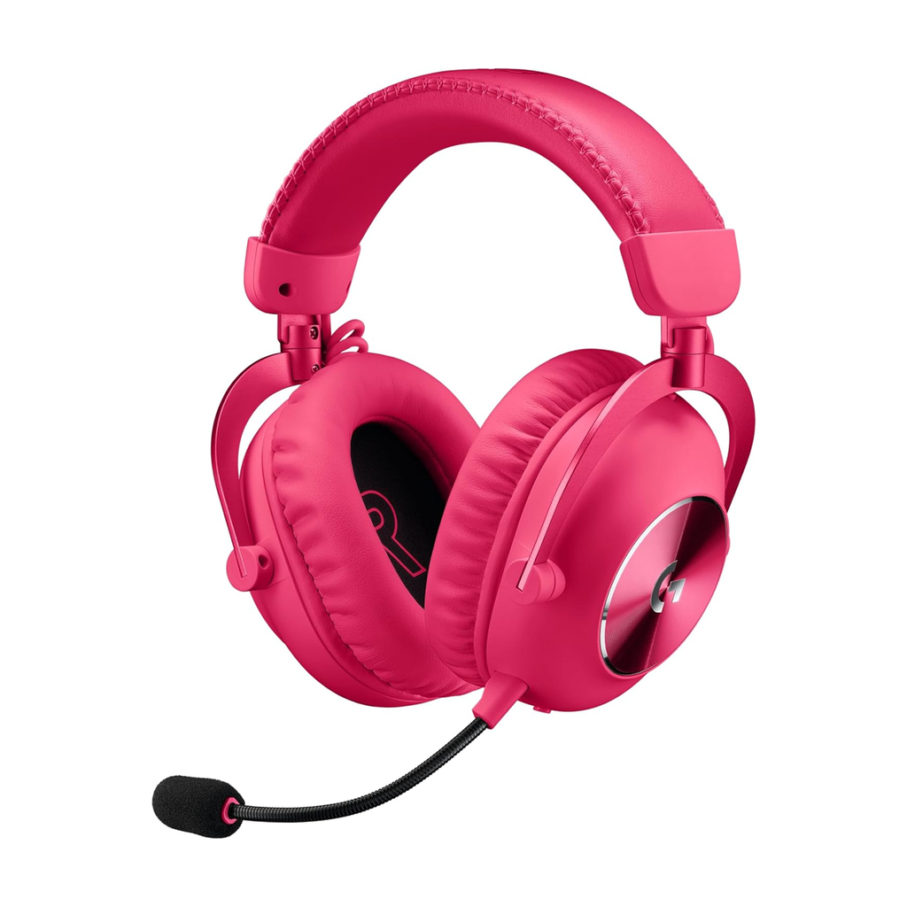 [981-001275] Logitech G PRO X 2 Lightspeed Wireless/Bluetooth/USB/ 3.5mm Gaming Headset For PC,PS5 & Switch- Pink