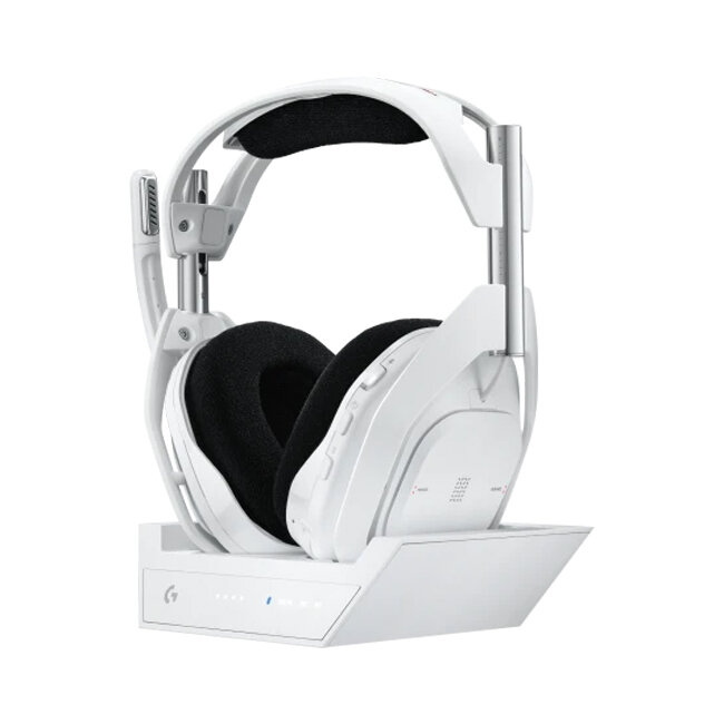 [939-002134] Astro A50 X Light Speed Wireless/BlueTooth Gaming Headset With Base Station PlaySync Pro-G Graphene For PC,PS5 & Xbox - White
