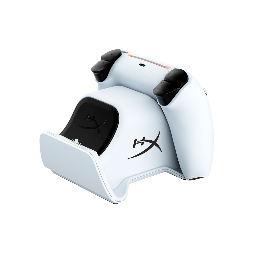 [51P68AA] HyperX ChargePlay Duo Controller USB-C Charging Station For PS5 DualSense™ Wireless Controllers -White/Black