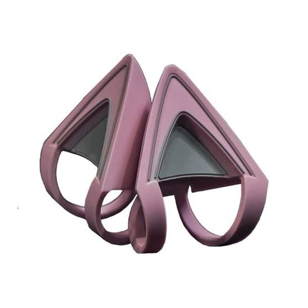 [RC21-01140300-W3M1] Razer Kitty Ears for Kraken Headsets: Compatible with Kraken 2019, Kraken TE Headsets, Adjustable Straps, Water Resistant Construction - Quartz Pink