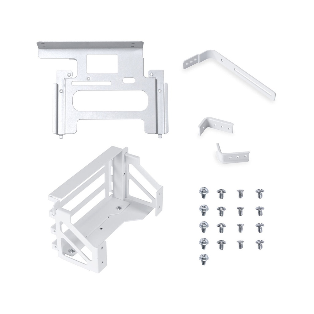 [O11DE-9W] LIAN LI Upright GPU Bracket Upgrade Kit for 40 series GPU Compatilble - White