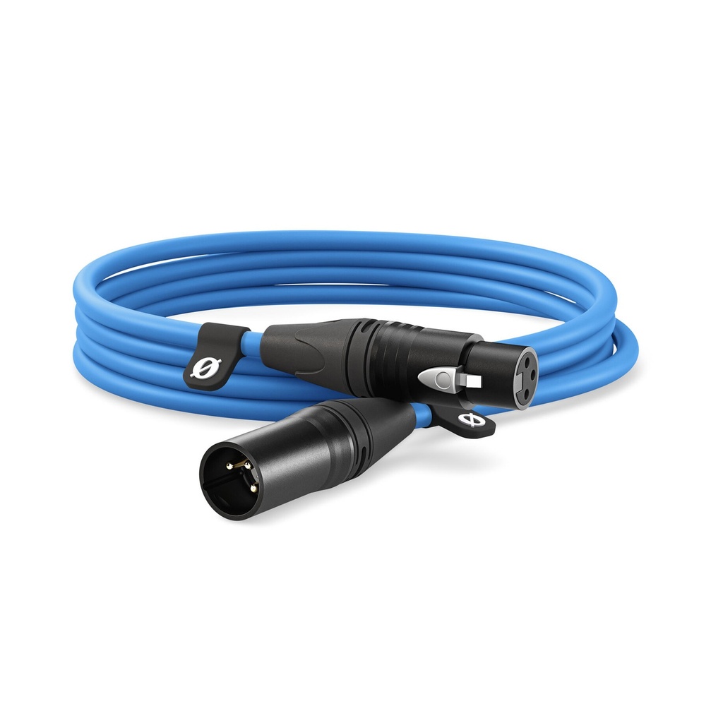 [698813009954] Rode XLR-3 Premium XLR Cable 3M - Blue