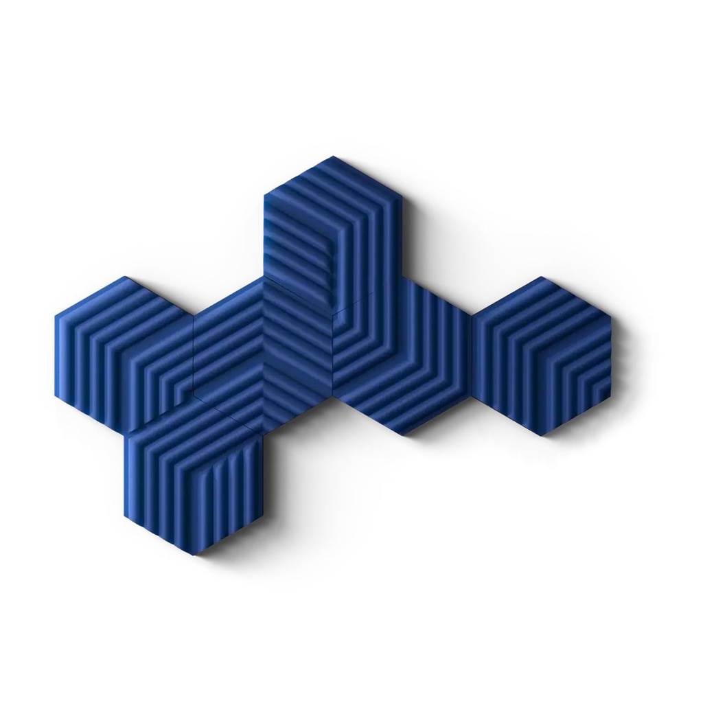 [10AAL9901] Elgato Wave Panels Professional Acoustic Environment Reduce Room Echo & Reverberation - Blue