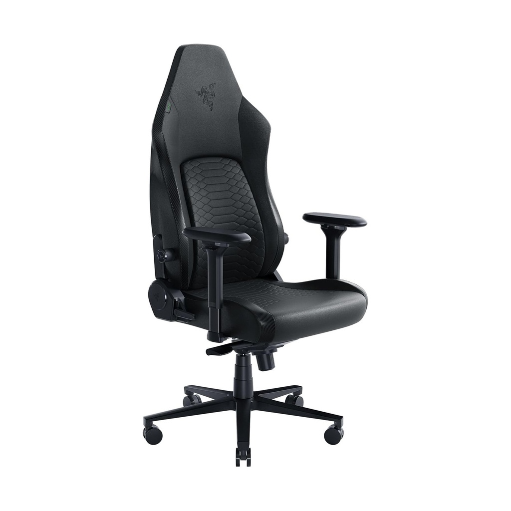 [RZ38-04900200-R3G1] Razer Iskur V2 Gaming Chair with Adaptive Lumbar Support, EPU Synthetic Leather, High Density Foam Cushions, 4D Armrests, Fully Adjustable lumbar Curve - Black