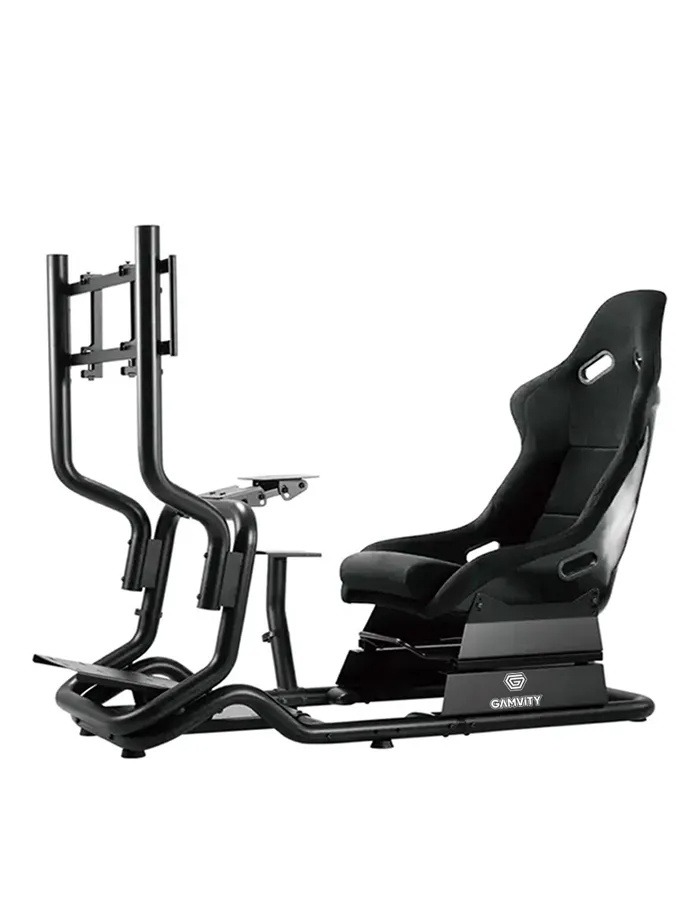 [34670] Gamvity Racing Car Seat Simulation Portable Game Driving Simulator Chair Vr 2d 3d Racing Gaming Simulator Cockpit Seat Lrs07-bs-kp01