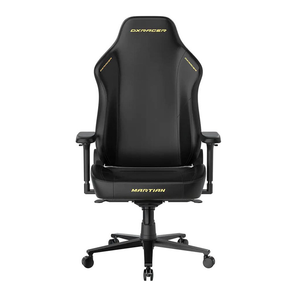 [GC/LMT24LTA/N.N.Y] DXRacer Martian Large Series Gaming Chair, 4D Armrests, Integrated Lumbar 90° ~135°Back Recline Support Steel Frame, Hydraulics-Black/Yellow