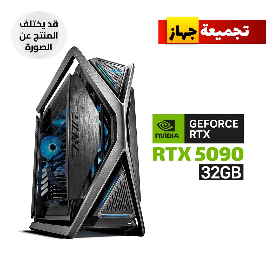 [90DC00F0-B39020-CGPC9] Gaming PC AMD Ryzen 9-9950X3D, ASUS ROG Strix X870F Motherboard, 64GB DDR5 6000 RAM, 2TB NVMe Gen-4 SSD, ASUS Astral 5090 32GB GPU, Asus Ryujin iii Extreme Liquid Cooler, Asus Strix 1200W Platinium PSU, LianLi Strimers, Hyperion GR701 Case, Win 11 Pro