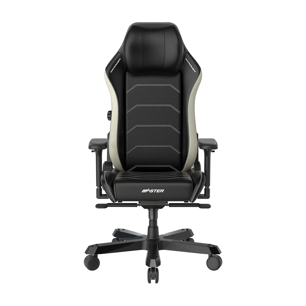 [GC/XLMF24LTA/NW] DXRacer Master XL Gaming chair, Faux leather, 4D Ergonomic Lumbar Support, Heavy-Duty Multi-Functional Tilt Mechanism - Black & White