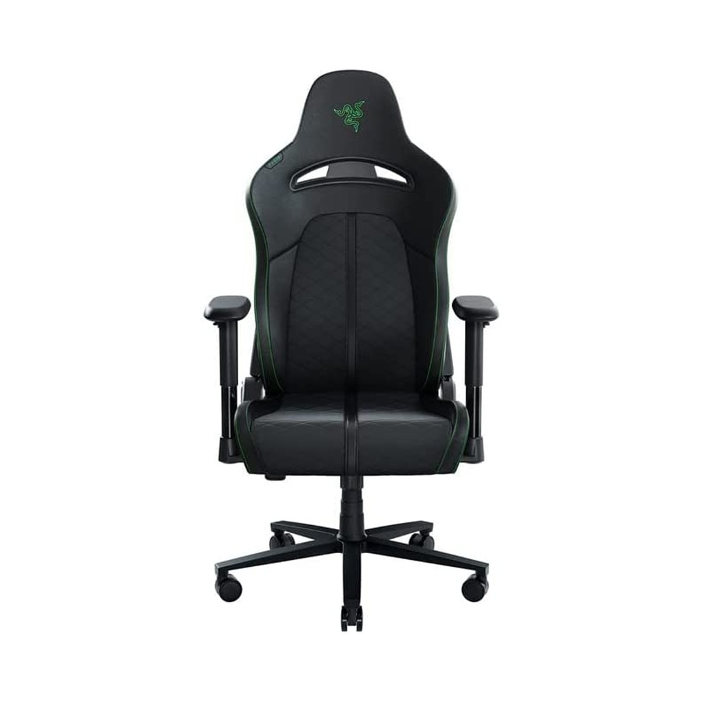 [RZ38-03880100-R3G1] Razer Enki X Essential Leather Gaming Chair For Gaming Performance - Black/Green