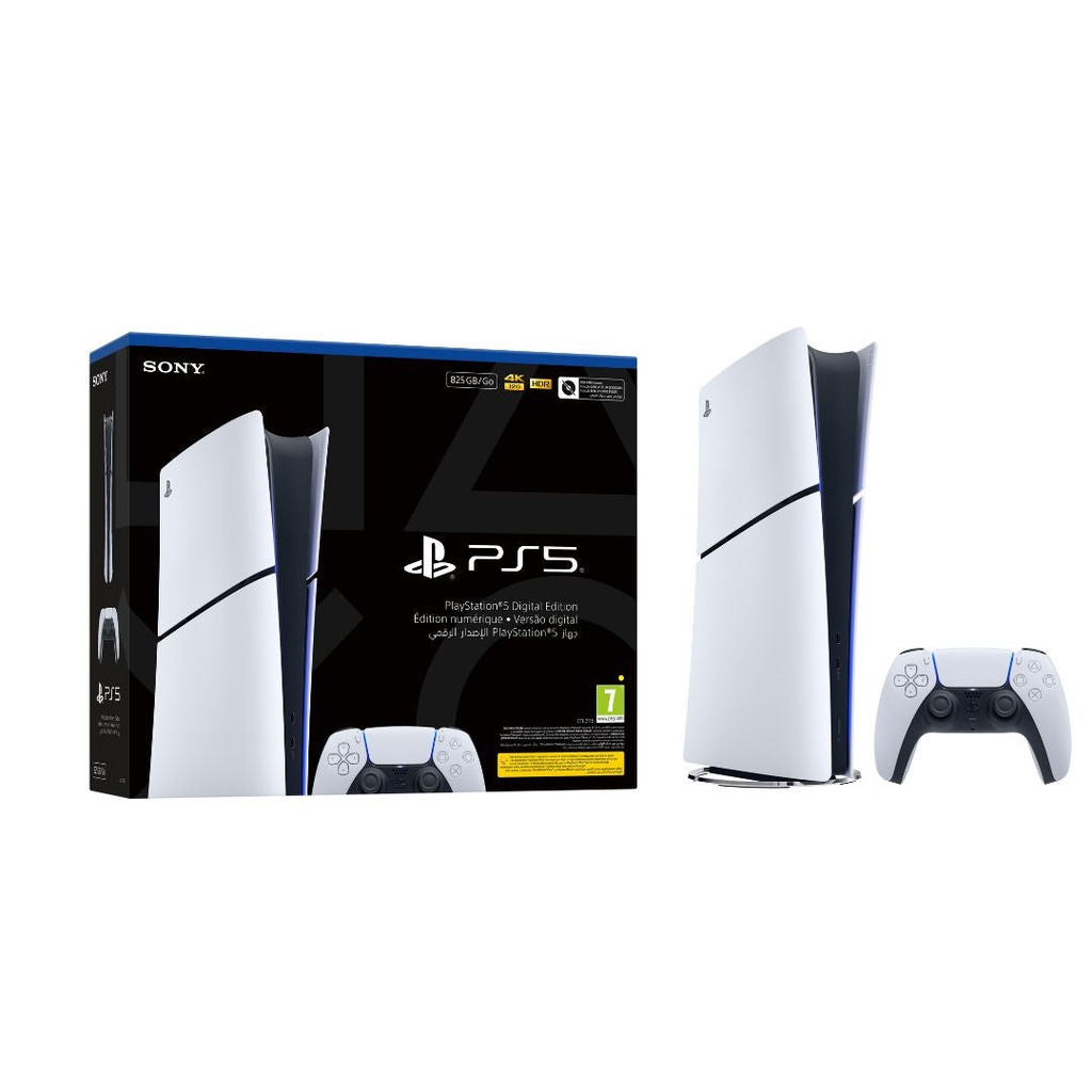 [93032] PlayStation 5 Slim Console Digital White 825GB- ( E Chassis)