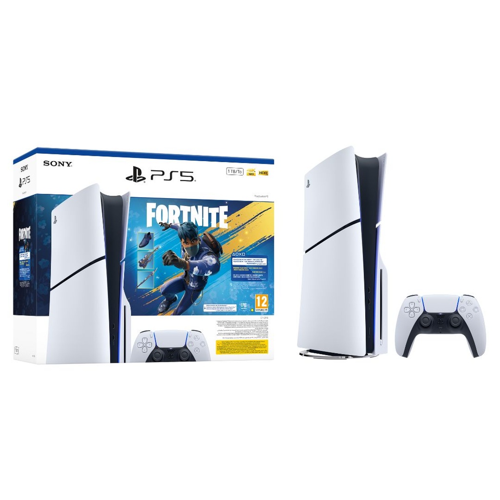 [93030] PS5 Slim Console Disk Fortnite Flowering Chaos Voucher Bundle
