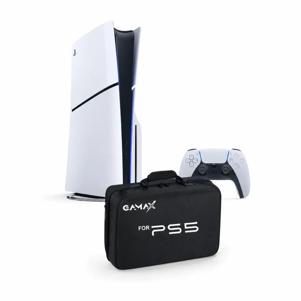 [505714] Playstation 5 Slim Console Disk with Free Gamax Storage Bag (Black)