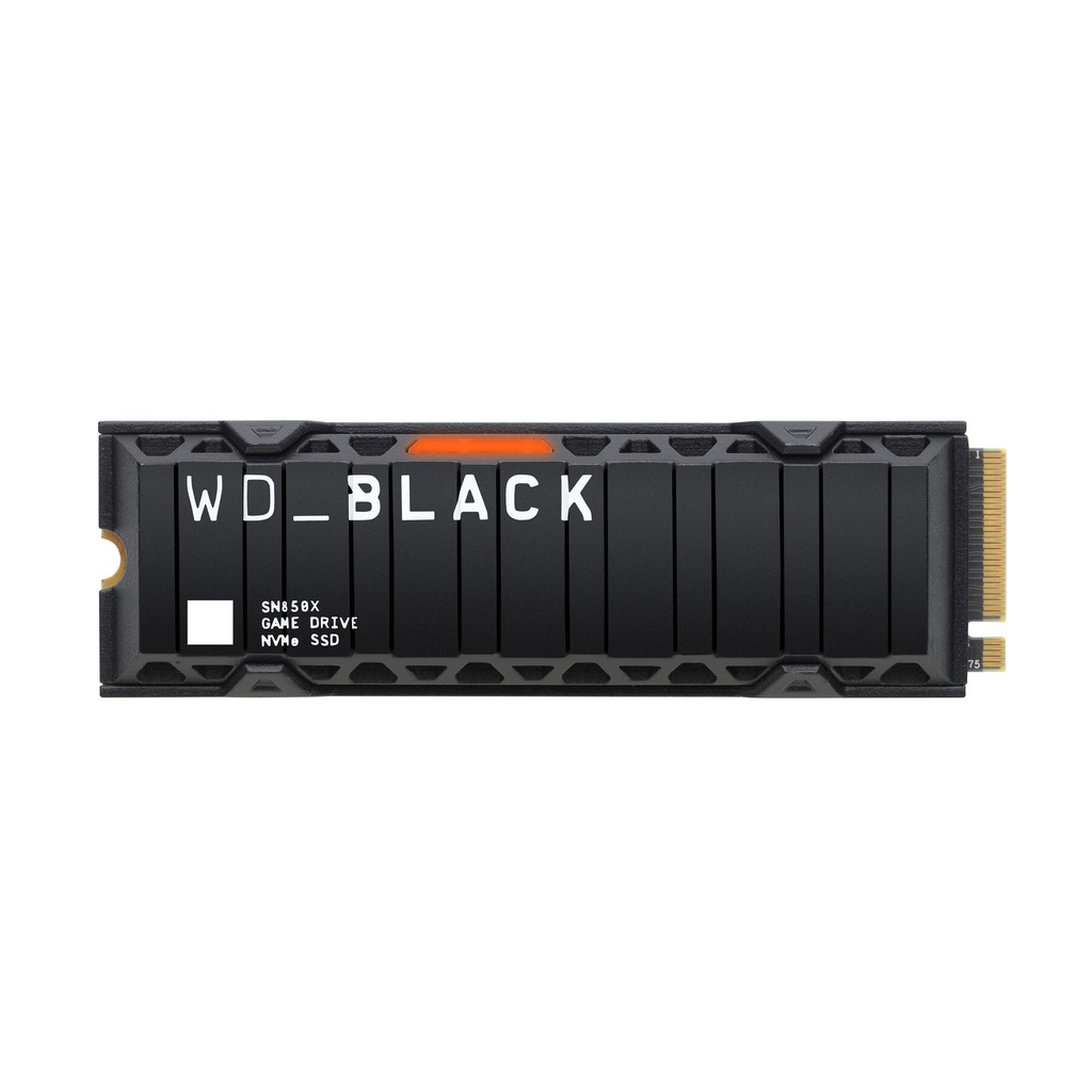 [WDS200T2XHE-00BCA0] WD 2TB WD_BLACK SN850X Gaming Internal NVMe PCIe 4.0, M.2 SSD with Heatsink, Works with Playstation 5