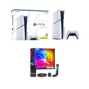 PlayStation 5 Slim Disk Edition + Govee Envisual TV Backlight 3 Lite for (55~65 inch) TV Bundle