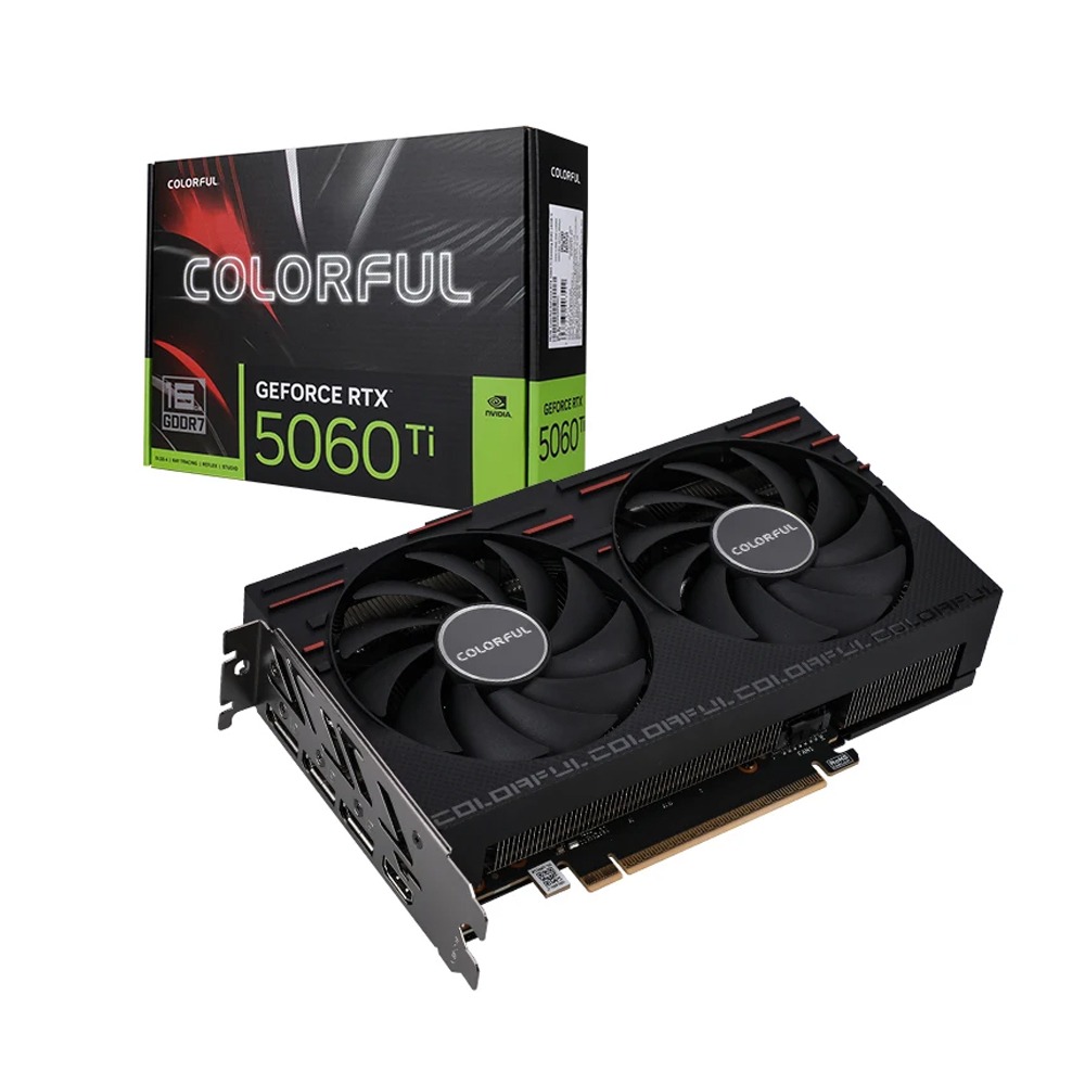 [6937232403542] ColorFul Geforce RTX 5060Ti Gaming DUO 16GB-V GDDR7 Graphic Card