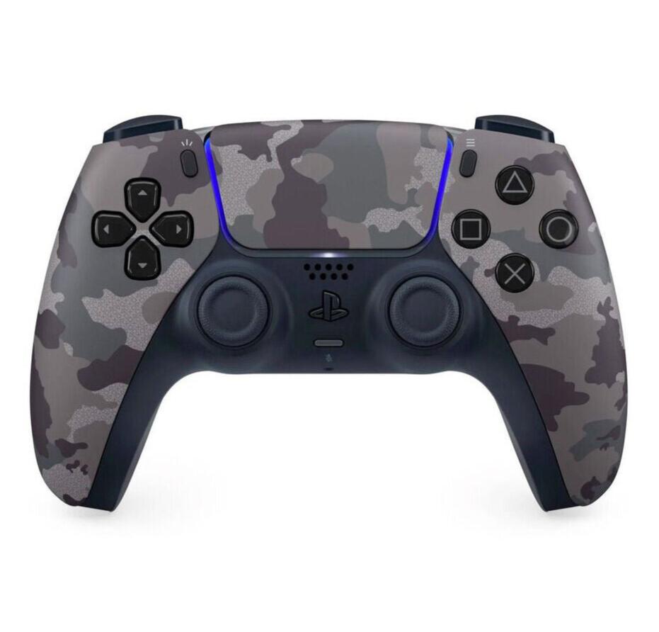 [93601] Sony PS5 DualSense Wireless Controller - Gray Camouflage