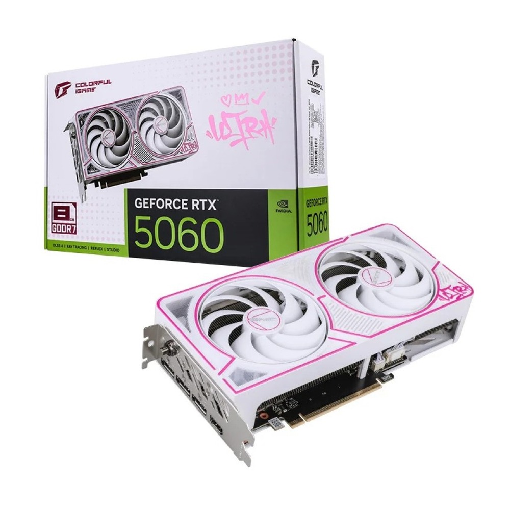 [6937232400855] ColorFul iGame Geforce RTX 5060 Ultra W DUO OC 8GB-V GDDR7 Graphic Card