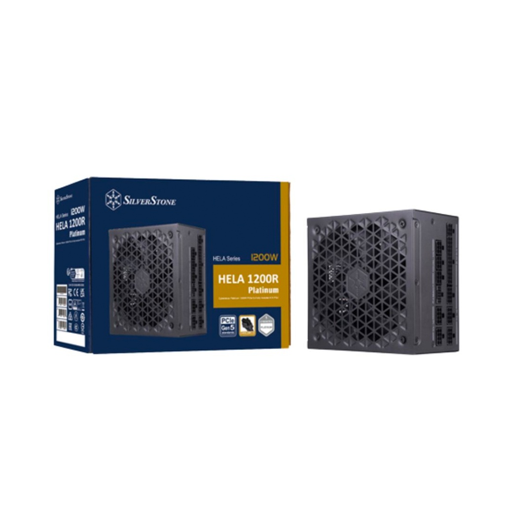 [SST-HA1200R-PM] Silver Stone Hela Series 1200R Cybenetics Platinum Fully Modular ATX 1200W Power Supply