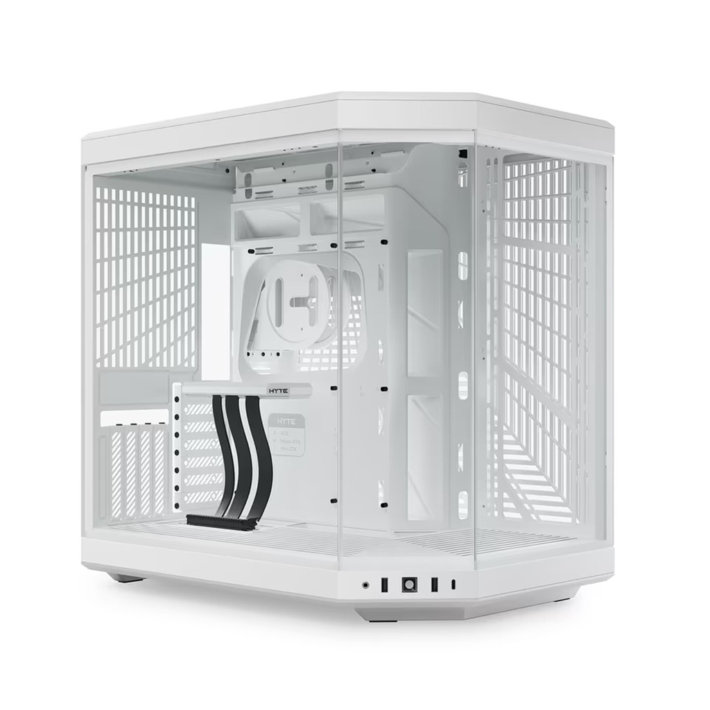 [CS-HYTE-Y70-WW] HYTE Y70 Mid Tower Two Panel Front & Left Side Tempered Glass Case without Fan - White