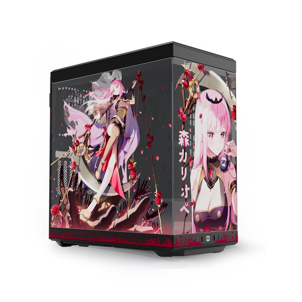 [CS-HYTE-Y40-MORI] HYTE Mori Calliope Y40 Mid Tower Two Panel Front & Left Side Tempered Glass Case With 2 Fan