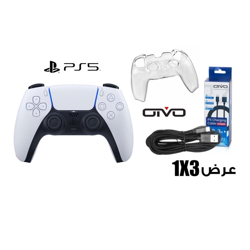 [504793] Special Offer: Sony 5 Controller + Oivo Cable + Controller Cover