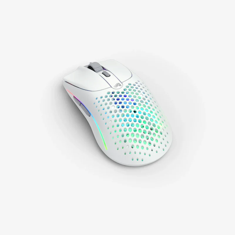 [505076] Glorious Model O2 Wireless Ultralight Ambidextrous Gaming Mouse 68G (White)