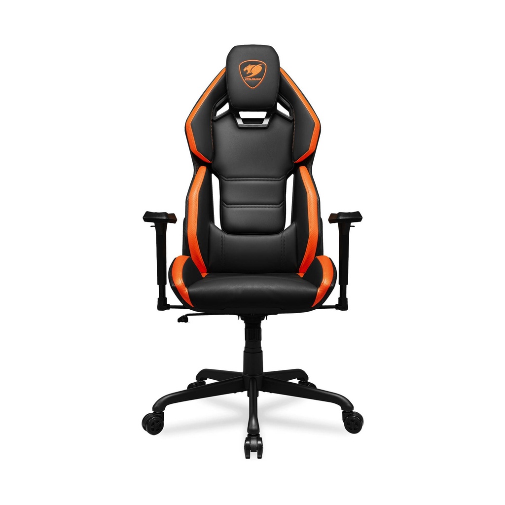 [3MARXORB.0001] Cougar Hotrod Multi-zone Backrest Anchored Gaming Chair - Black / Orange