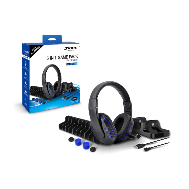 [91887] DOBE Protective Pack 5 IN 1 For PS4 TP4-18101