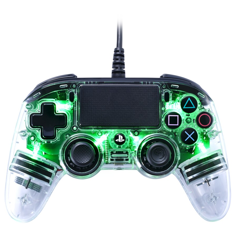 [91682] Nacon Wired Illuminated Compact Controller For PlayStation 4 - Green