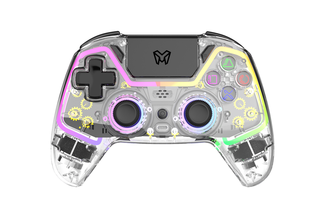 [508903] EMG Artic Glow P401 Gaming Controller Compatible with PS3, PS4, PC, NS, Android & IOS