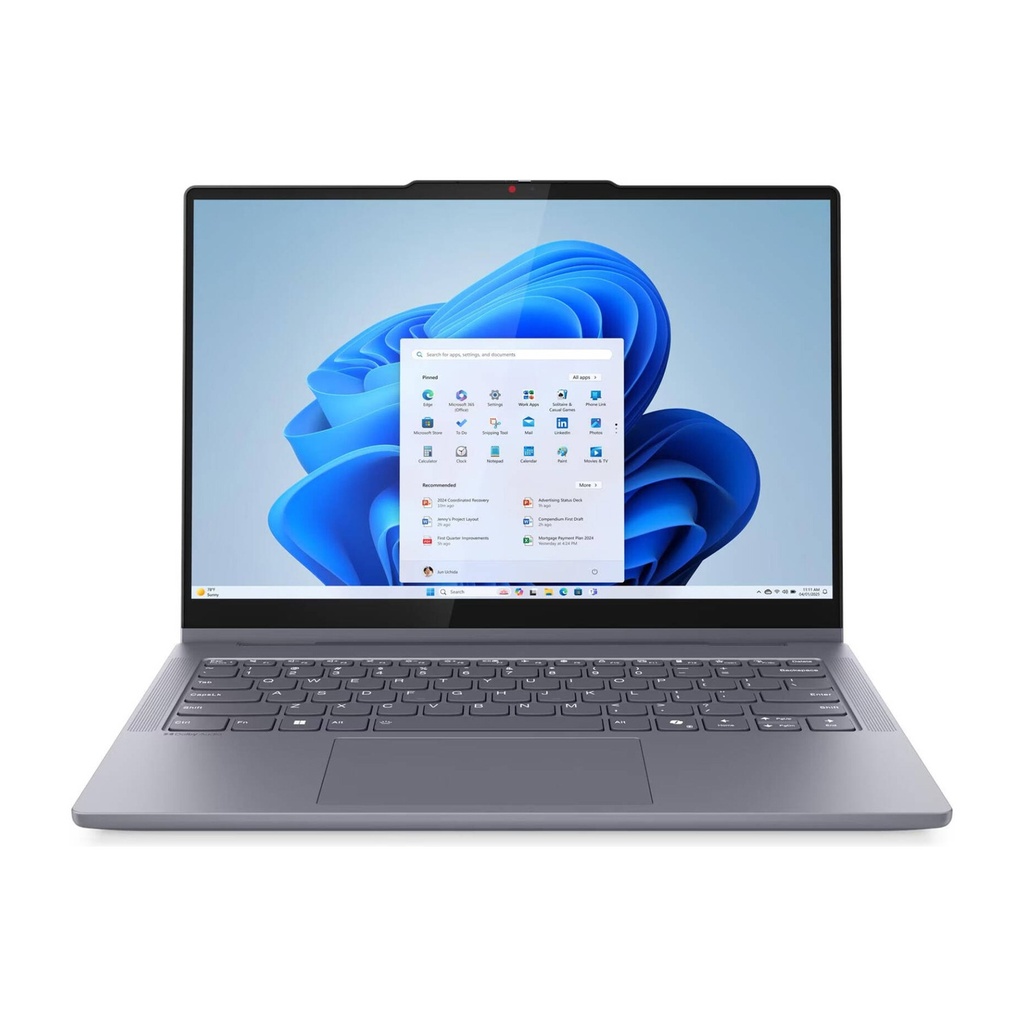 [83KR0047US] Lenovo IdeaPad 5 2-in-1 14IAL10 TouchScreen Laptop, Intel Core Ultra 5 255U Processor, 8GB RAM, 512GB SSD NVMe, Integrated Intel Graphics, 14" WUXGA IPS Touch Display, Backlit Keyboard, Windows 11 Home, Luna Grey | 83KR0047US