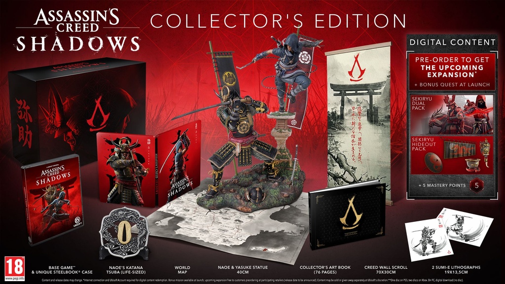[94248] ASSASSINS CREED SHADOWS COLLECTOR’S EDITION (PS5) R2