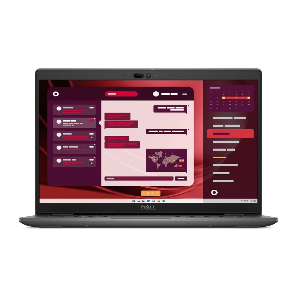 [L3450-78-512-2D] Dell Latitude 3450 Laptop, Intel Core i7-1355U Processor, 8GB DDR5 Ram, 512GB NVMe Gen.4 SSD, Nvidia GeForce MX570A, 2 GB GDDR6, 14.0" FHD IPS Display, Windows 11 Pro License, Black | L3450-78-512-2D