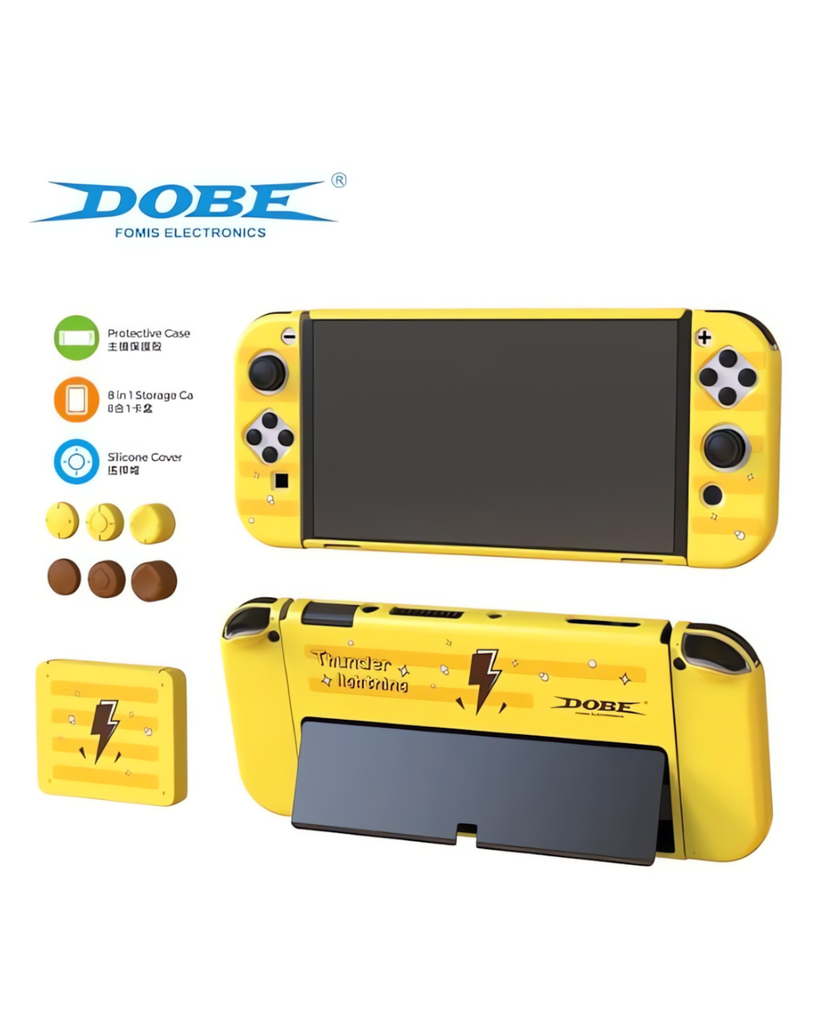 [63512] DOBE Protection Kit for Switch OLED - Yellow