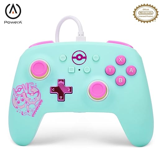 [62676] POWER A ENHANCED WIRED CONTROLLER For Nintendo Switch - Sweet Friends