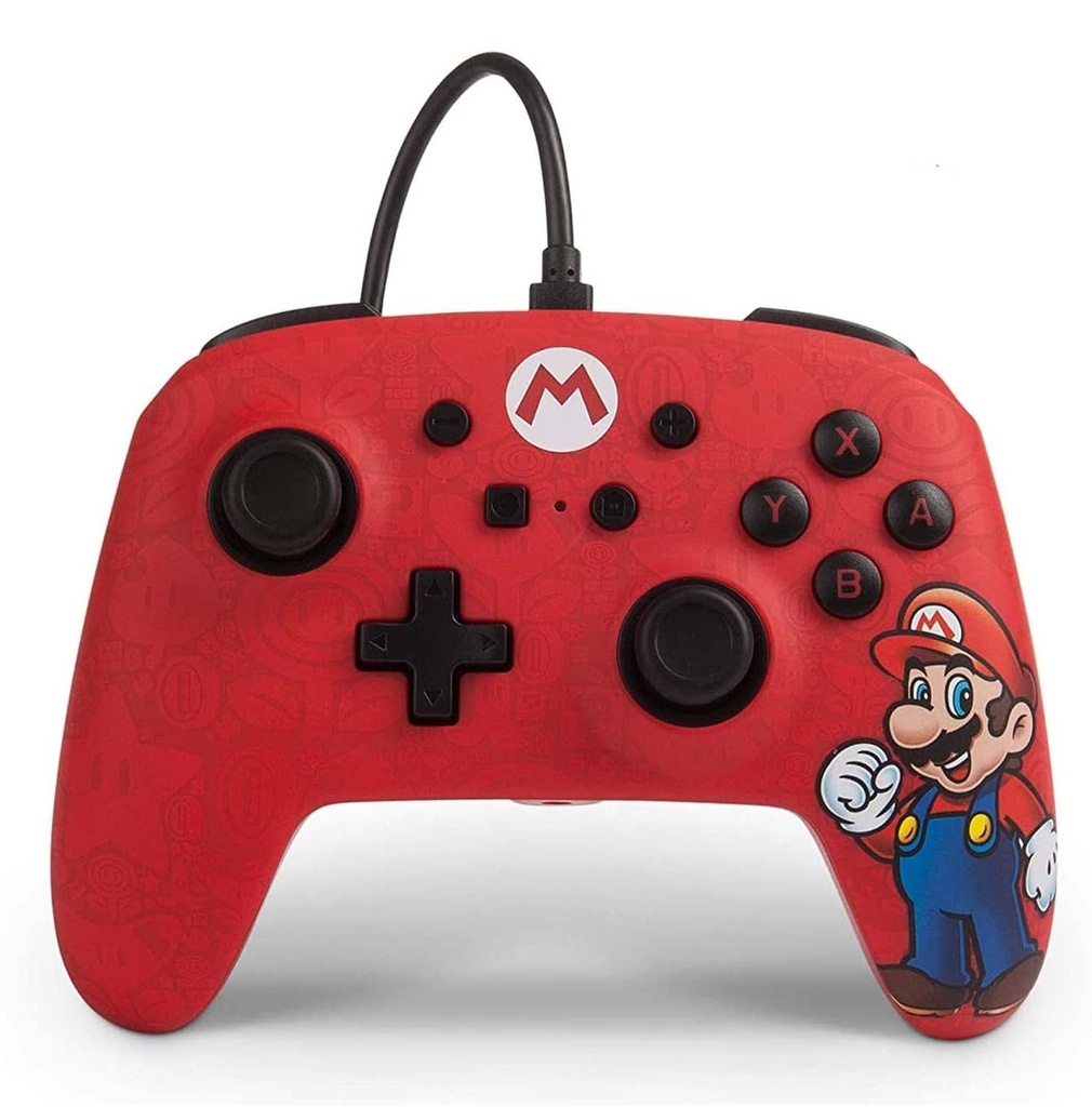 [62571] PowerA Enhanced Wired Controller for Nintendo Switch – Mario Iconic