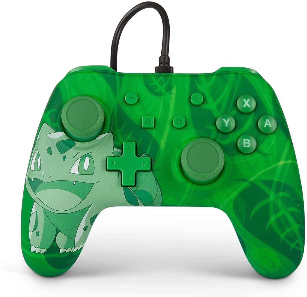 [62637] PowerA Pokémon Enhanced Wired Controller for Nintendo Switch – Overgrow Bulbasaur