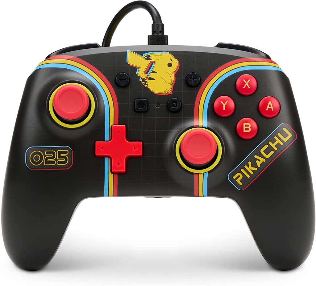 [62690] PowerA Pokémon Enhanced Wired Controller for Nintendo Switch – Pikachu Arcade