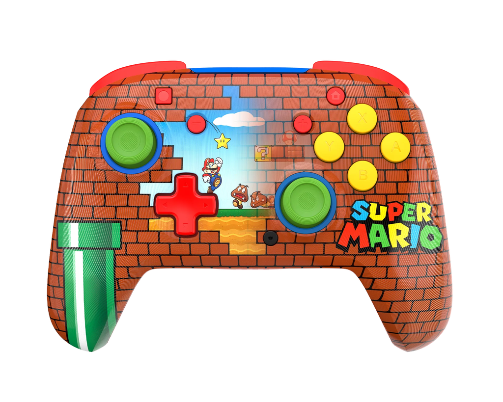 [507902] Turtle Beach Rematch Mario Bricks Reveal Wireless Controller For Nintendo Switch
