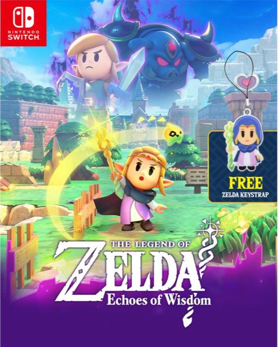 [62051] The Legend of Zelda: Echoes of Wisdom For Nintendo Switch with Free Zelda Key strap