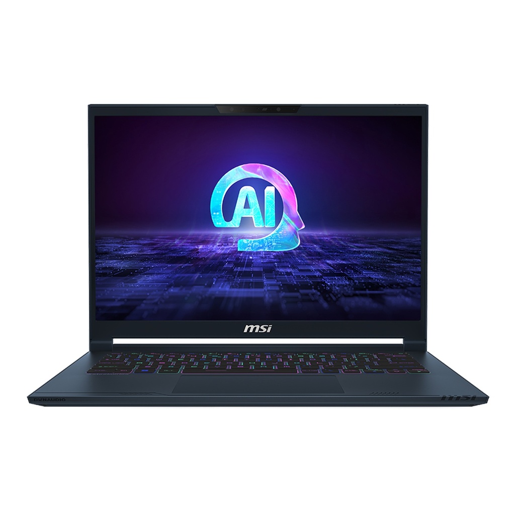 [9S7-14K212-091] MSI Stealth 14 AI Studio A1VFG-091US Gaming Laptop, Intel Core Ultra 9 185H Processor, 32GB DDR5 RAM, 1TB NVMe SSD, RTX 4060 8GB VGA, 14" FHD IPS 165Hz Display, Per-Key RGB Keyboard, Windows 11 Home, Star Blue | 9S7-14K212-091