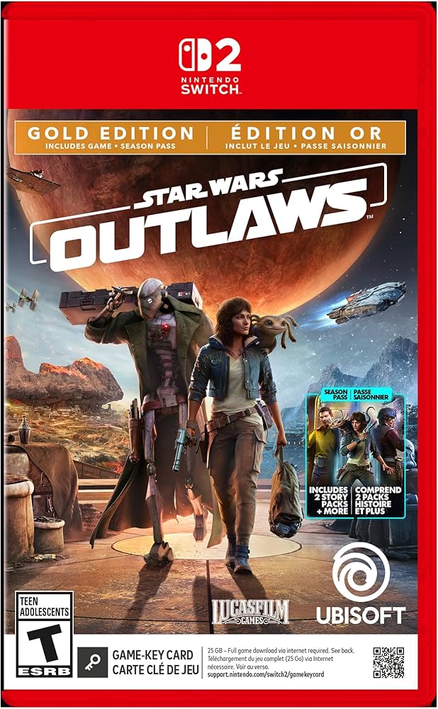 [63015] Star Wars Outlaws Gold Edition For Nintendo Switch 2 Us
