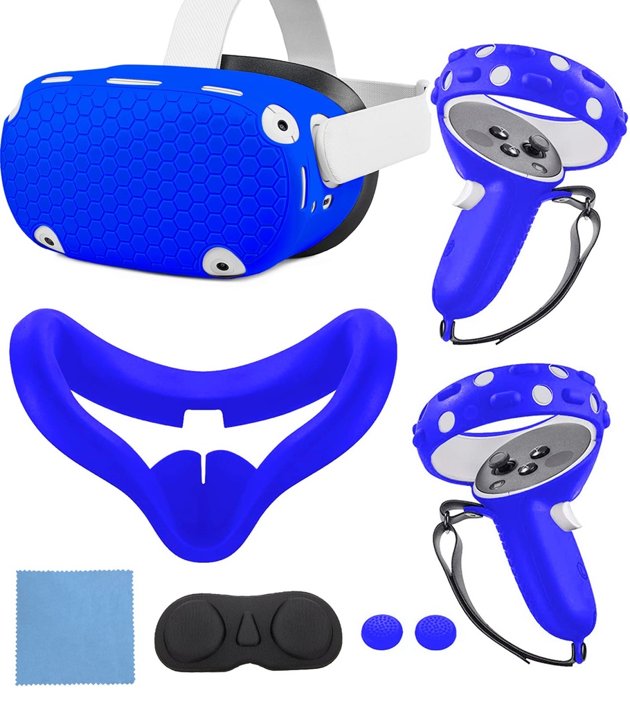 Gamax oculus quest 2 Silicone Protective Case Set