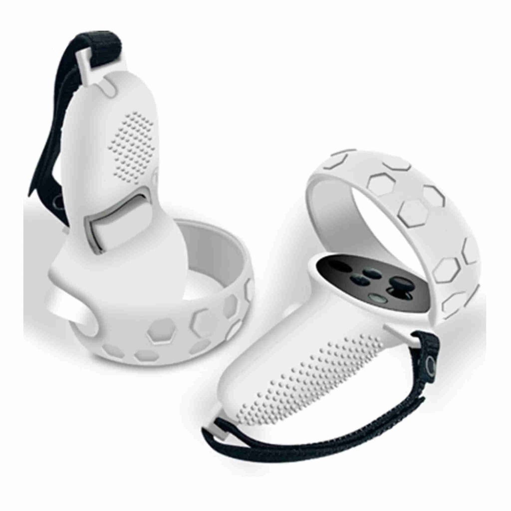 [9003] Gamax Oculus quest 2 silicone grip inclusive case- White