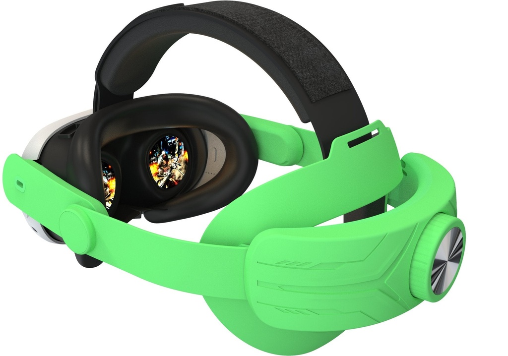 [501593] Gamax Meta Quest 3 Head Strap Elite Style - Green