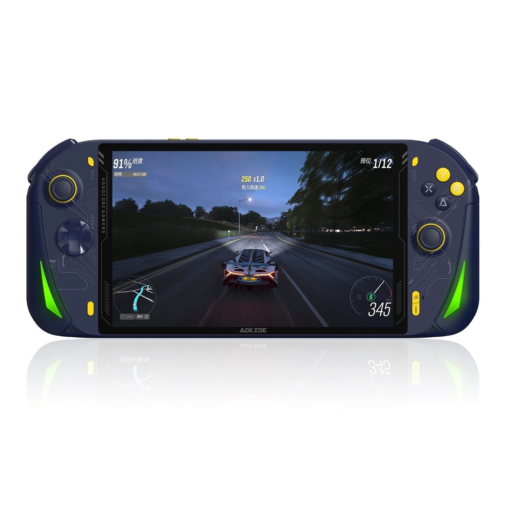[2244] AOKZOE A1 Windows 11 Portable Pc Gaming Console ( 32 GB RAM , 2TB Memory ) - Quantum Blue