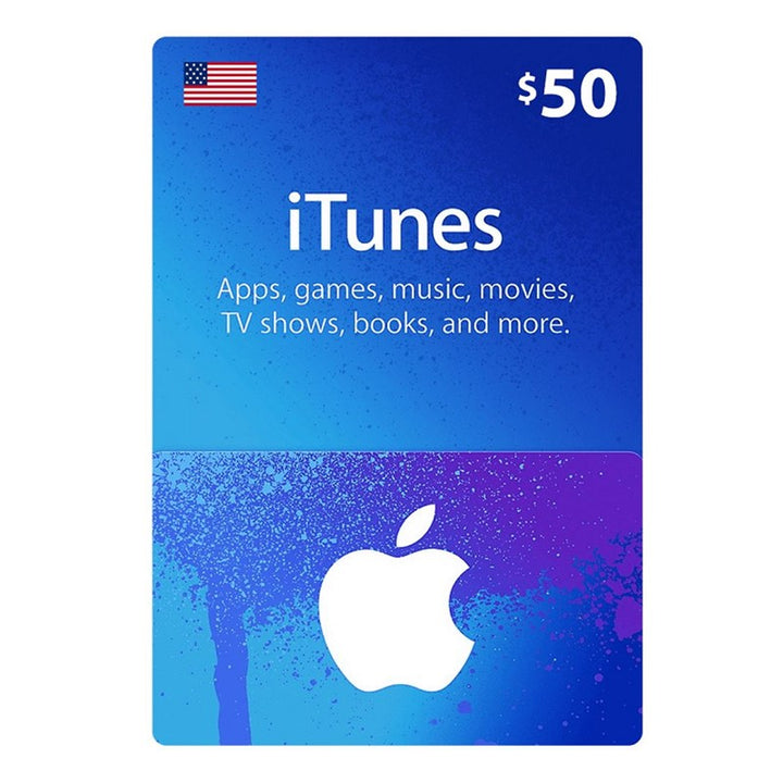[DGCF76CA7] Apple iTunes Gift Card Online - 50$ US (SMS Delivery)